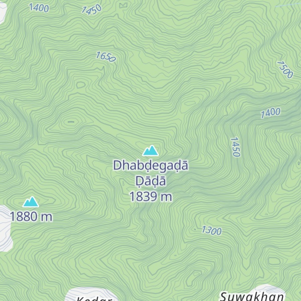 Map of Dhabḍegaḍā Ḍāḍā