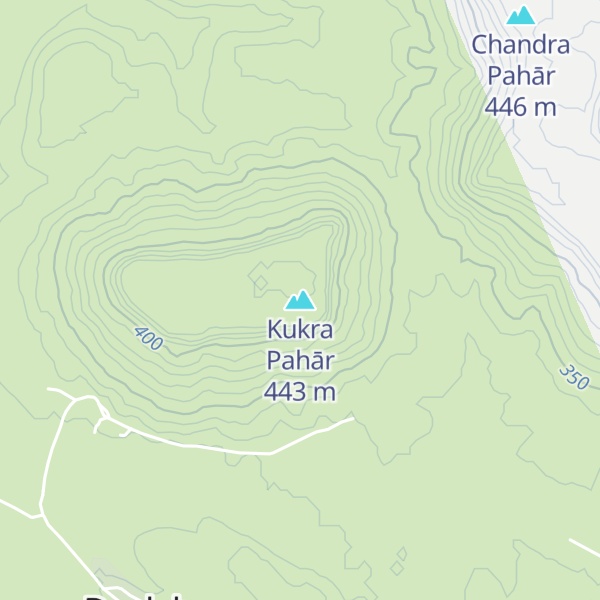 Map of Kukra Pahār