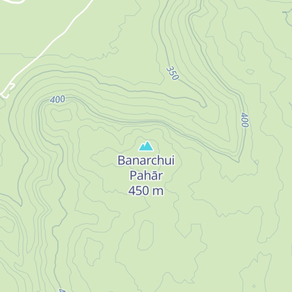 Map of Banarchui Pahār