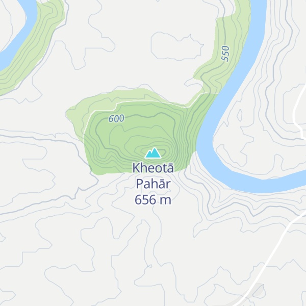 Map of Kheotā Pahār