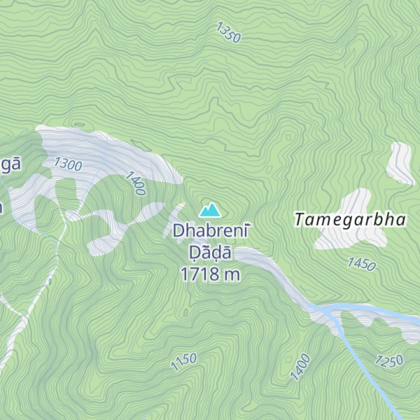 Map of Dhabreni̇̄ Ḍā̃ḍā