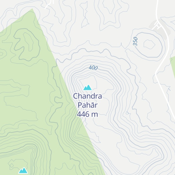 Map of Chandra Pahār