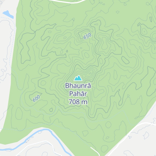 Map of Bhaunrā Pahār