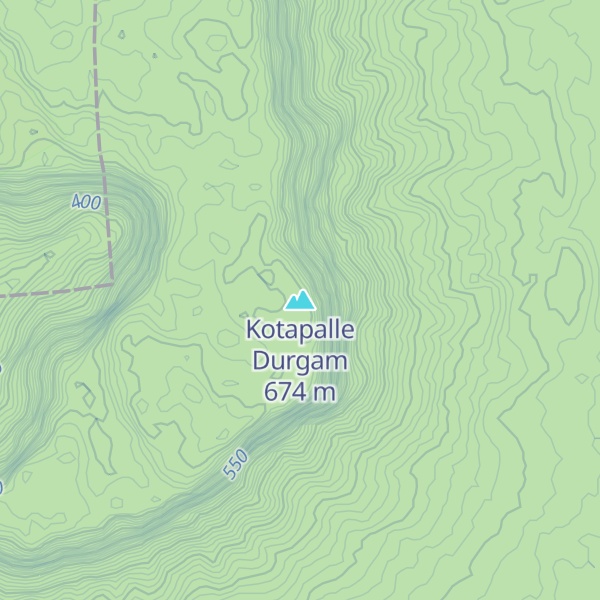 Map of Kotapalle Durgam