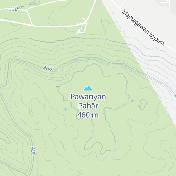 Map of Pawariyan Pahār
