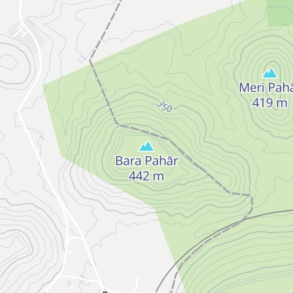 Map of Bara Pahār