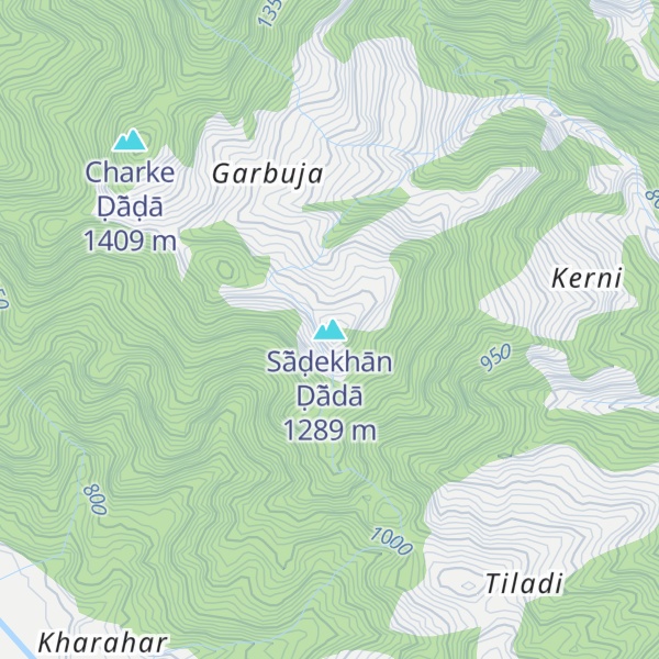 Map of Sā̃ḍekhān Ḍā̃dā