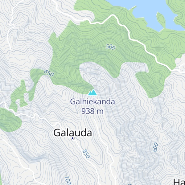 Map of Galhiekanda