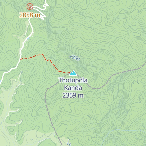 Map of Thotupola Kanda