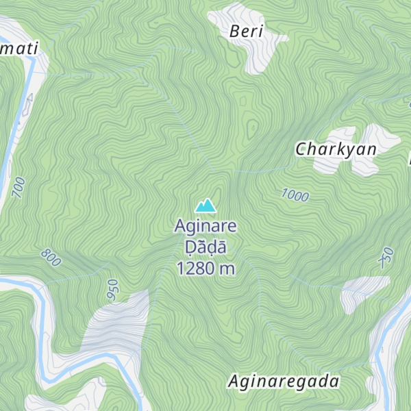 Map of Aginare Ḍā̃ḍā