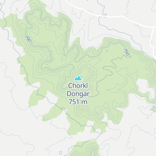 Map of Chorkī Dongar