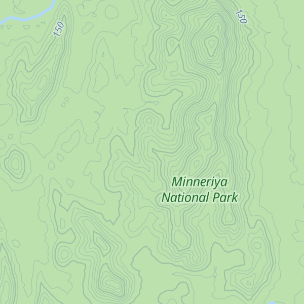 Map of Minneriya