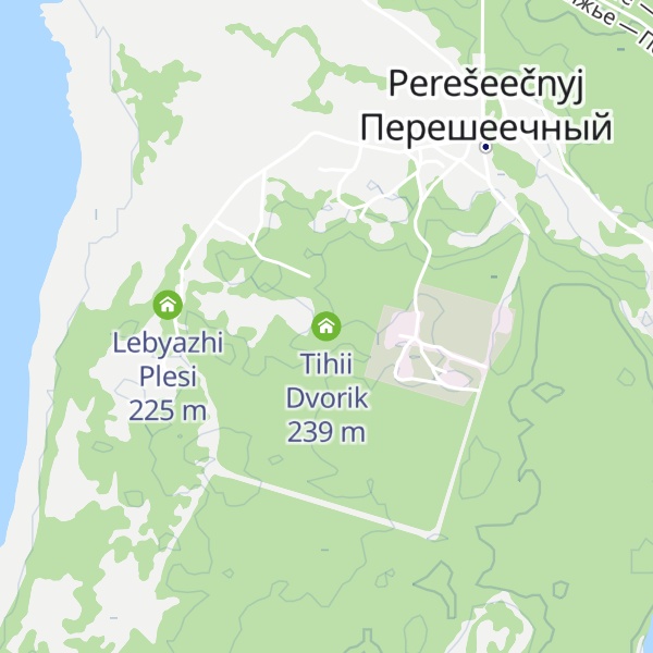 Map of Tihii Dvorik