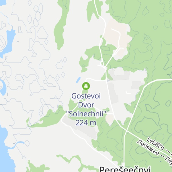 Map of Gostevoi Dvor "Solnechnii"