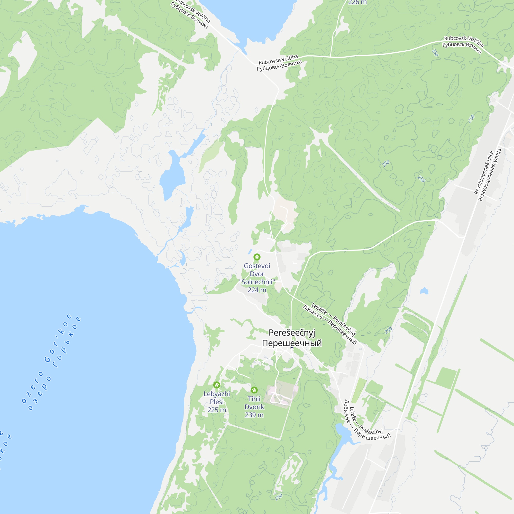 Gostevoi Dvor "Solnechnii" map