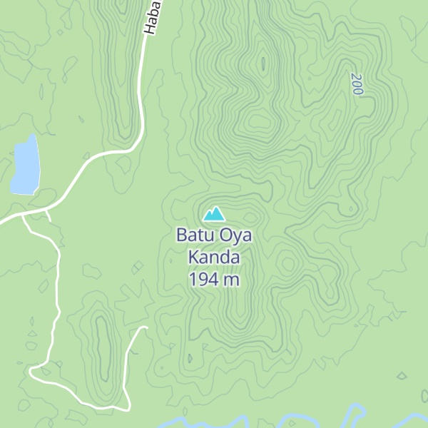 Map of Batu Oya Kanda