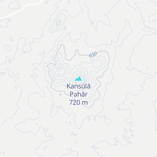 Map of Kansūlā Pahār