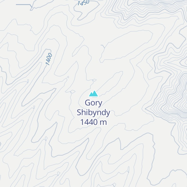 Map of Gory Shibyndy