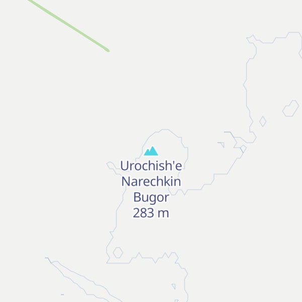 Map of Urochish'e Narechkin Bugor
