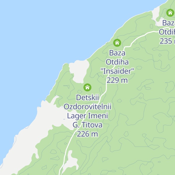 Map of Detskii Ozdorovitelnii Lager Imeni G. Titova