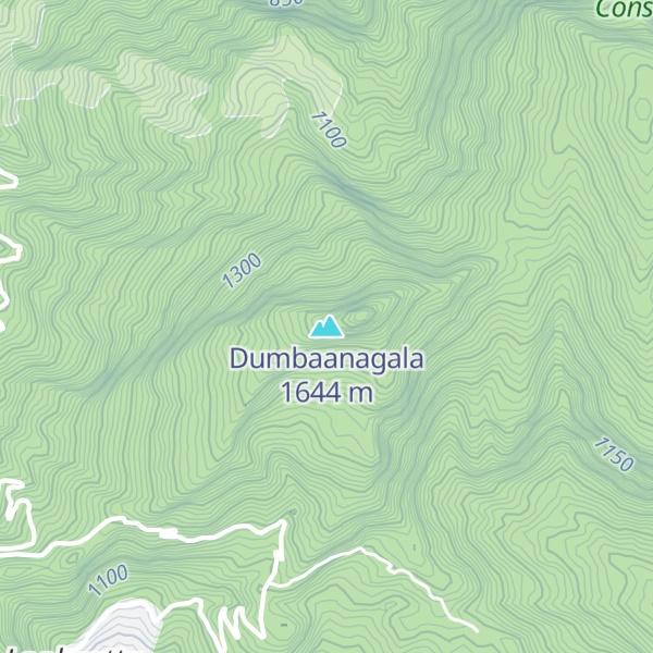 Map of Dumbaanagala