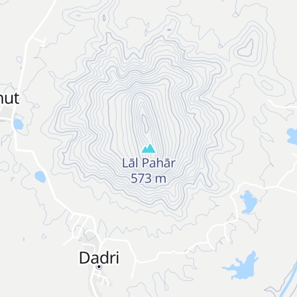 Map of Lāl Pahār