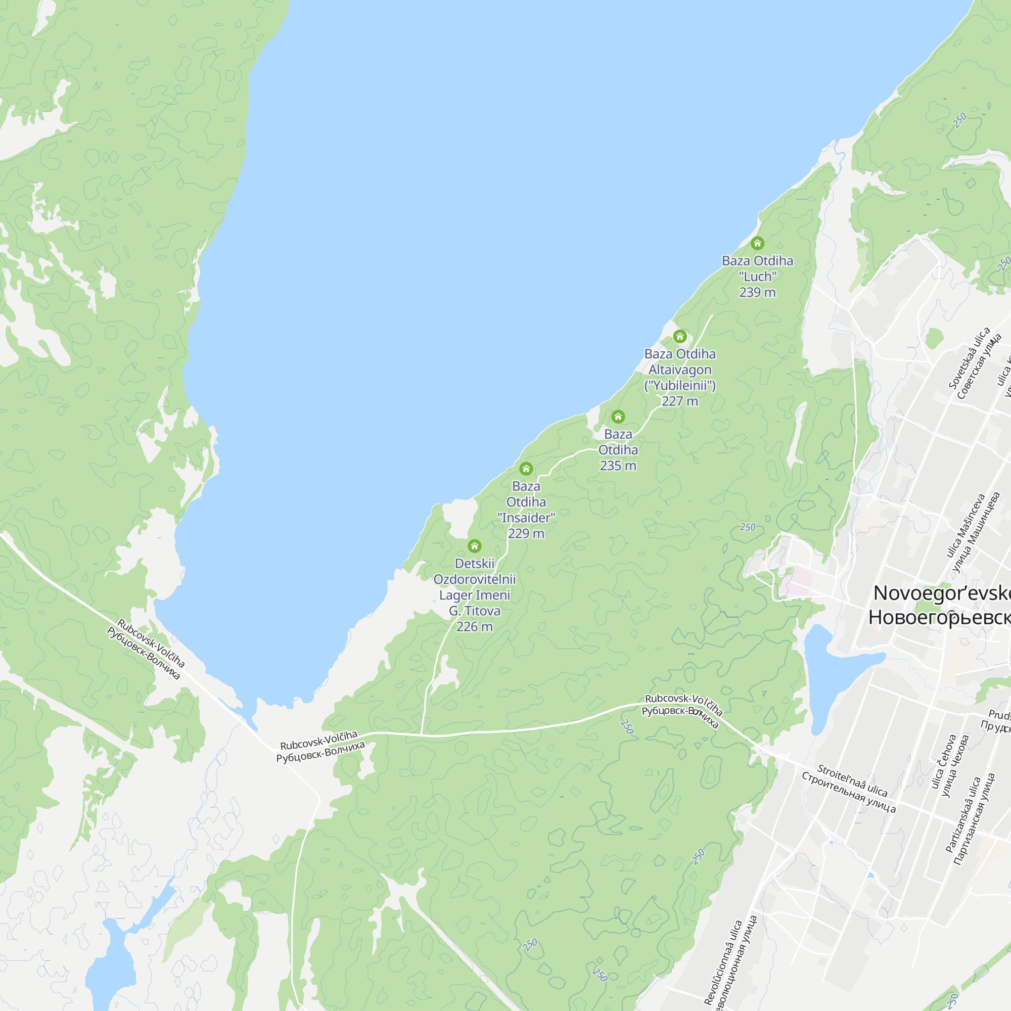 Detskii Ozdorovitelnii Lager "Zolotaya Ribka" map