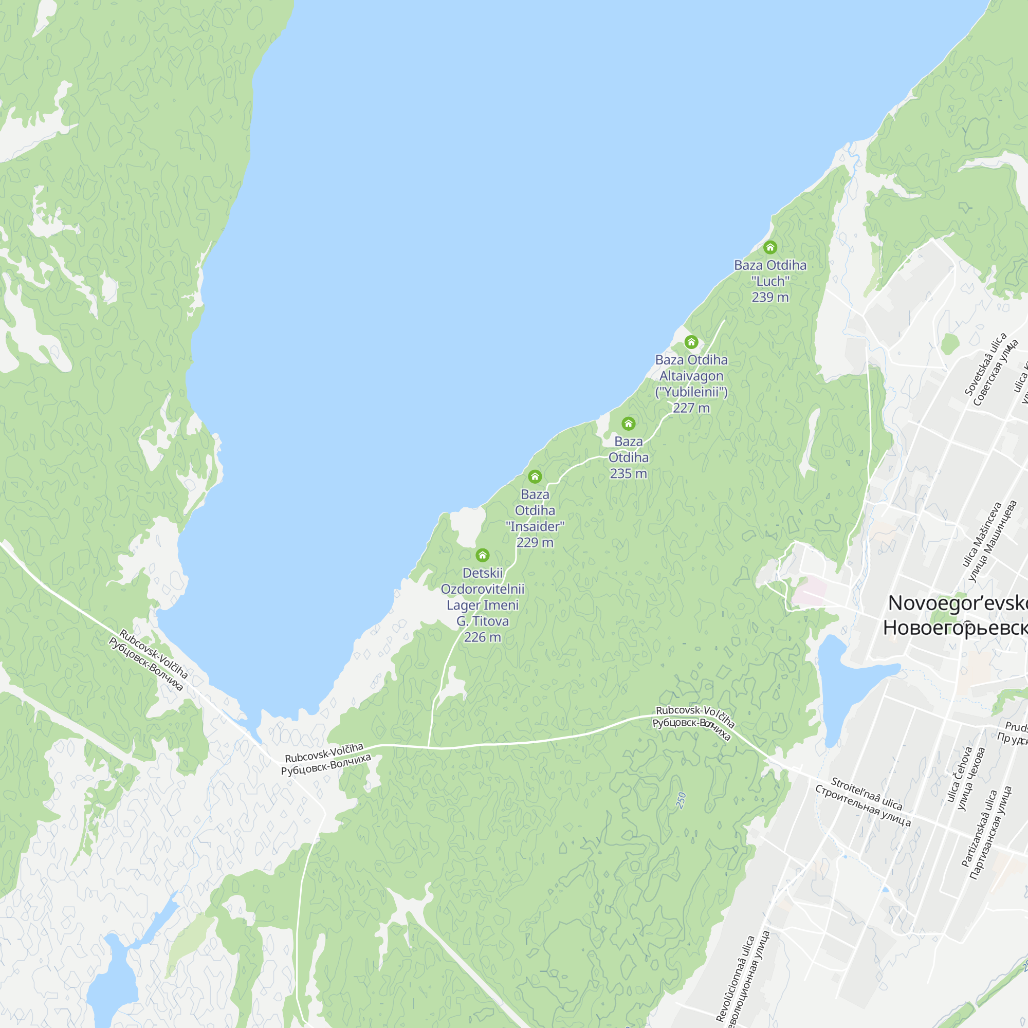 Detskii Ozdorovitelnii Lager "Zolotaya Ribka" map