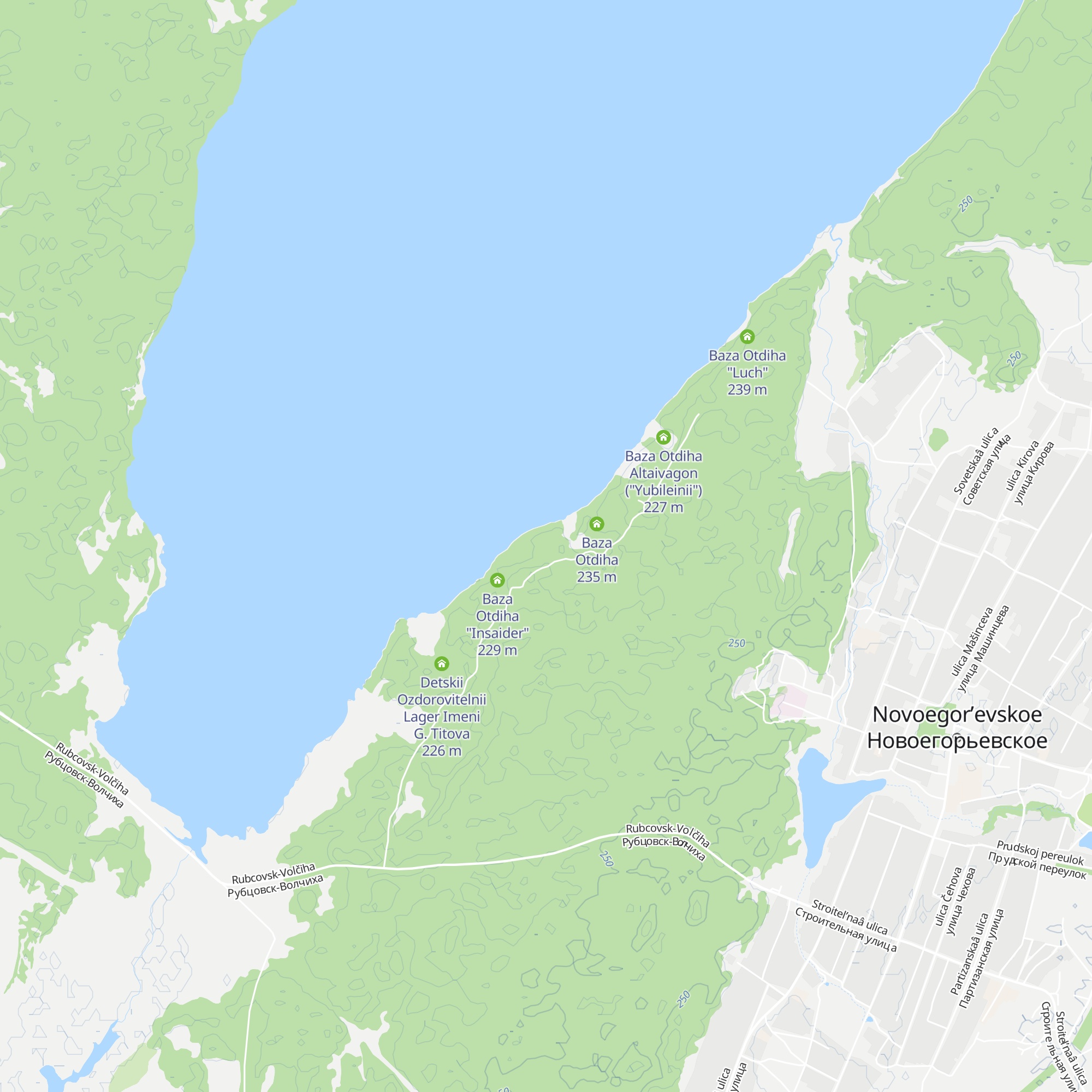 Baza Otdiha "Blagodat" map