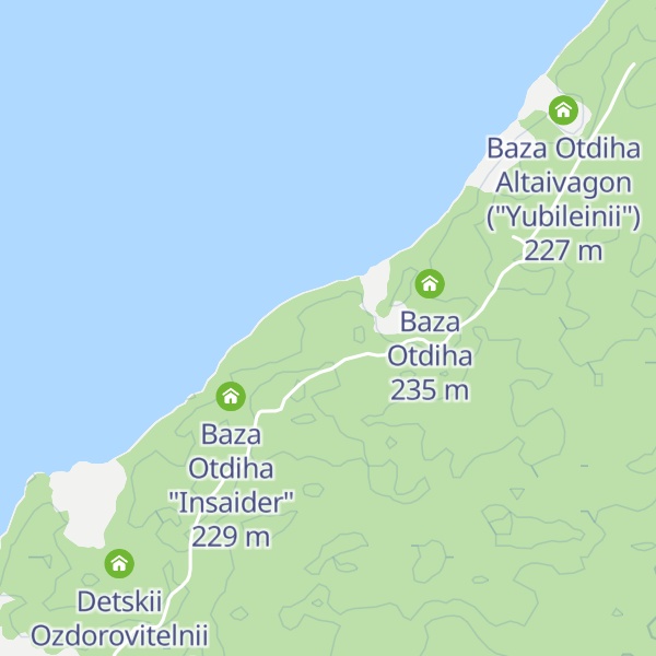 Map of Baza Otdiha "Blagodat"