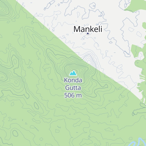Map of Konda Gutta