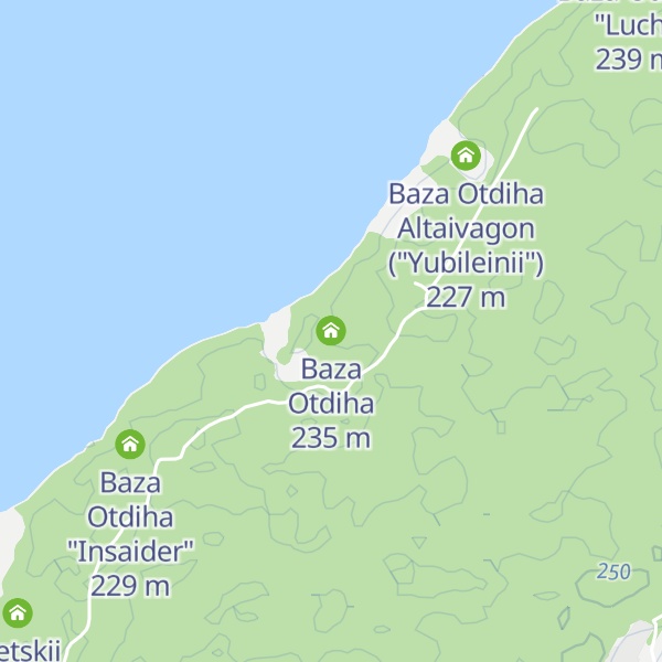 Map of Baza Otdiha