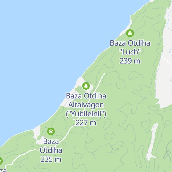 Map of Baza Otdiha Altaivagon ("Yubileinii")