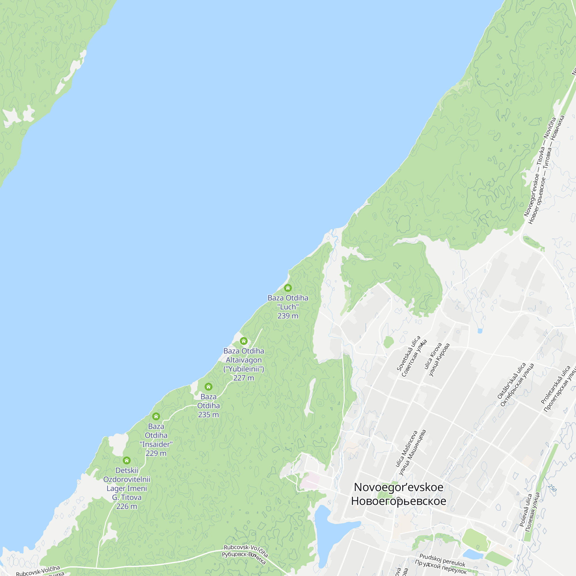 Baza Otdiha "Luch" map
