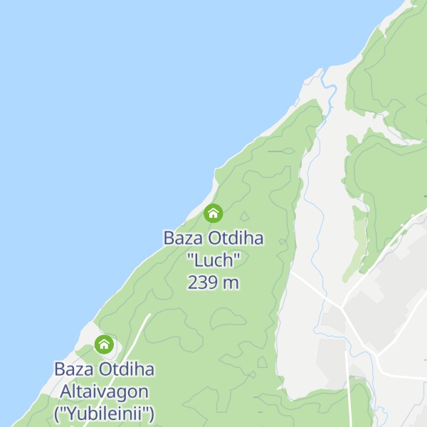 Map of Baza Otdiha "Luch"