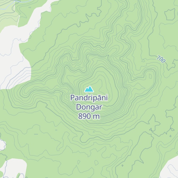 Map of Pandripāni Dongar