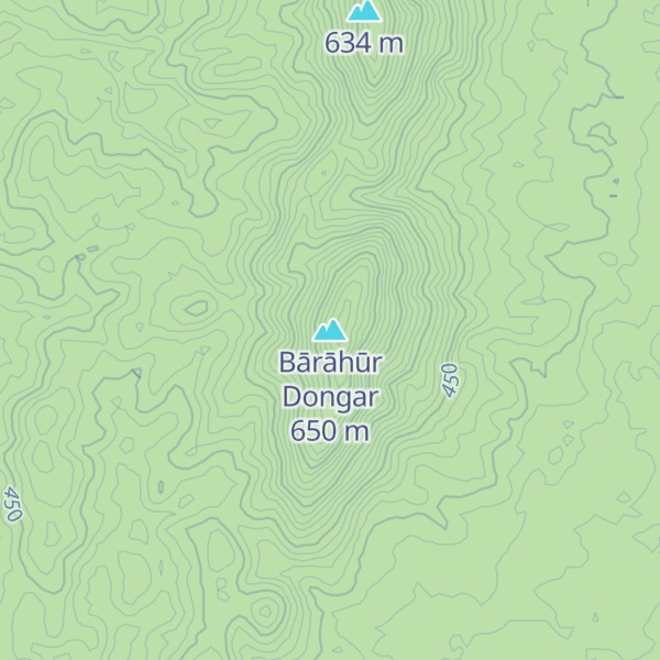 Map of Bārāhūr Dongar