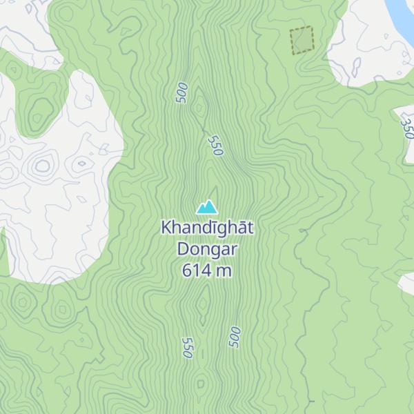 Map of Khandīghāt Dongar