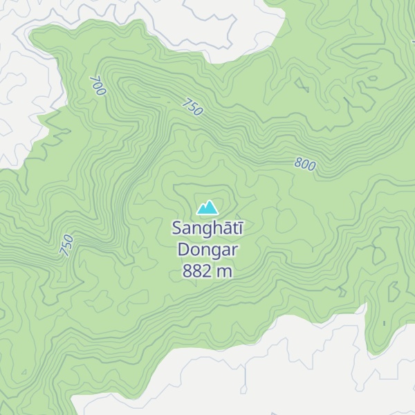 Map of Sanghātī Dongar