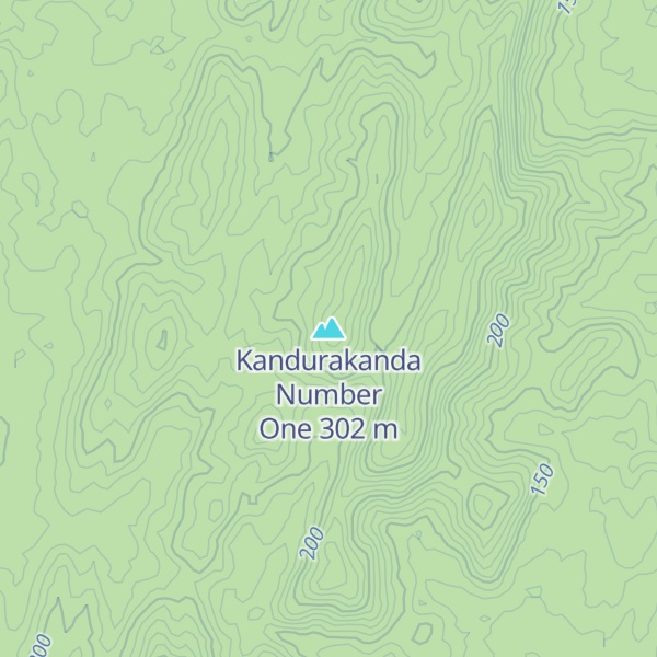 Map of Kandurakanda Number One