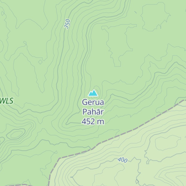 Map of Gerua Pahār