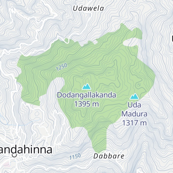 Map of Dodangallakanda