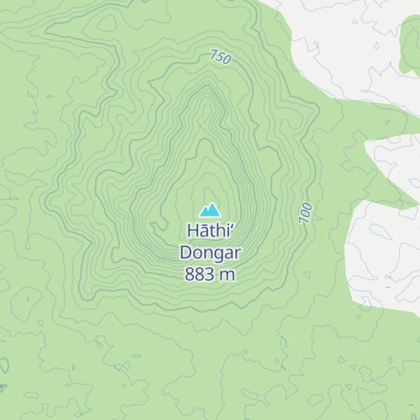 Map of Hāthi‘ Dongar