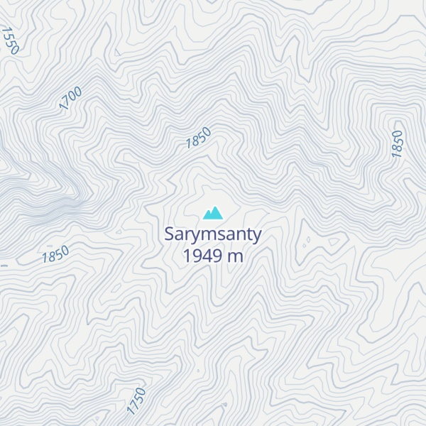 Map of Sarymsanty