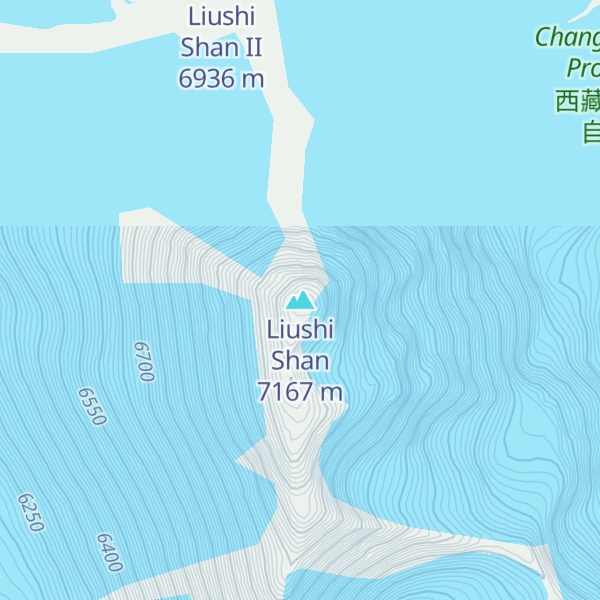 Map of Liushi Shan