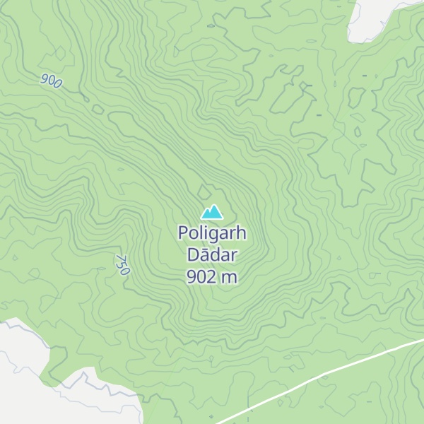 Map of Poligarh Dādar