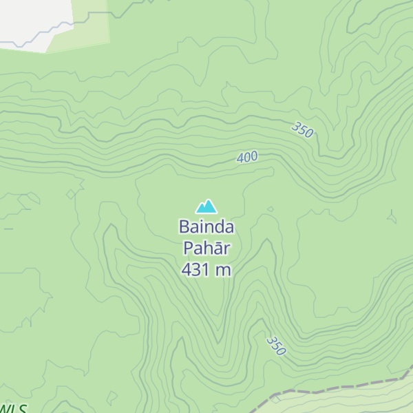 Map of Bainda Pahār