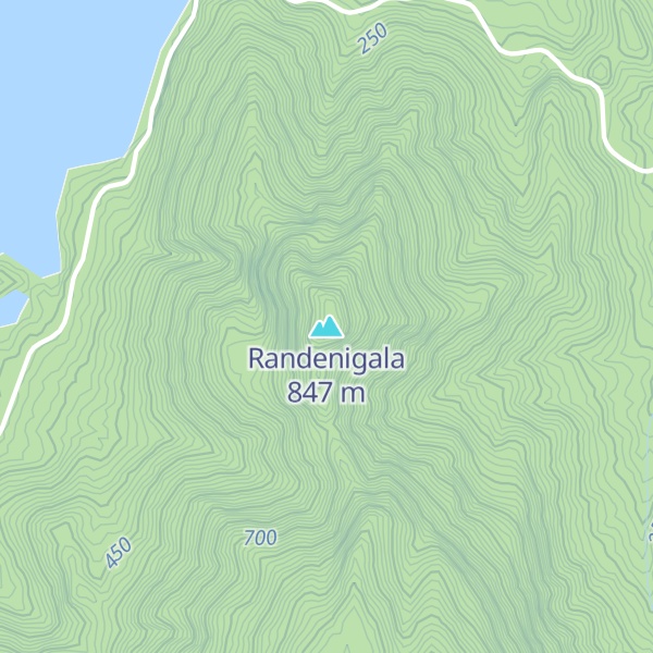 Map of Randenigala