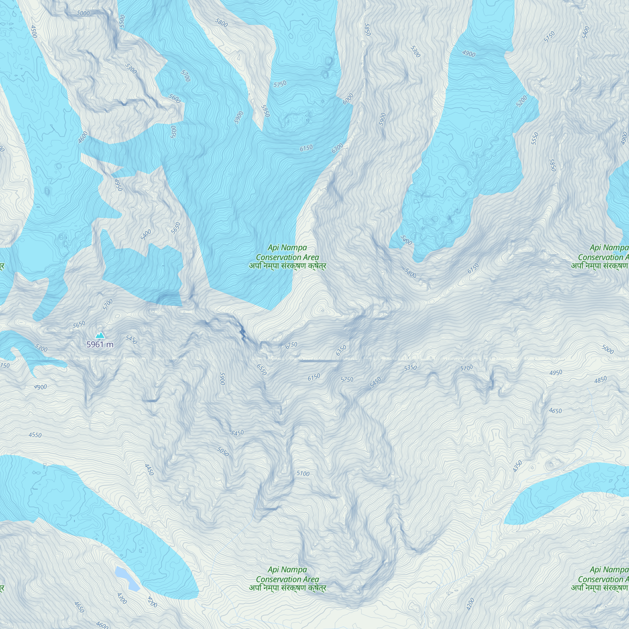 Api Himal Darchulla map