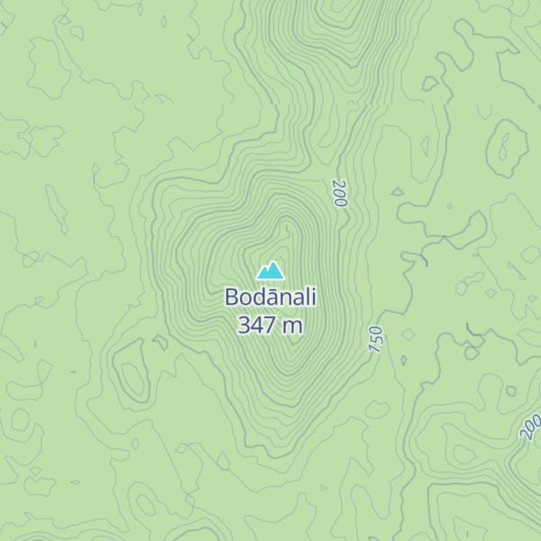 Map of Bodānali